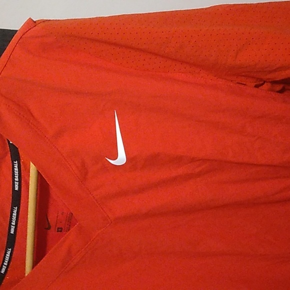 Nike Men’s Hot Baseball Jacket Short Sleeve - Picture 4 of 9